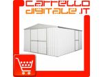 Box prefabbricato, casetta da giardino in lamiera zincata. Capanno deposito &hellip;