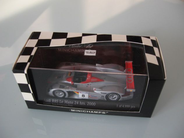 AUDI R8S 24H. LE MANS ANNO 2000 NUOVO!!!! MINICHAMPS - Foto 4