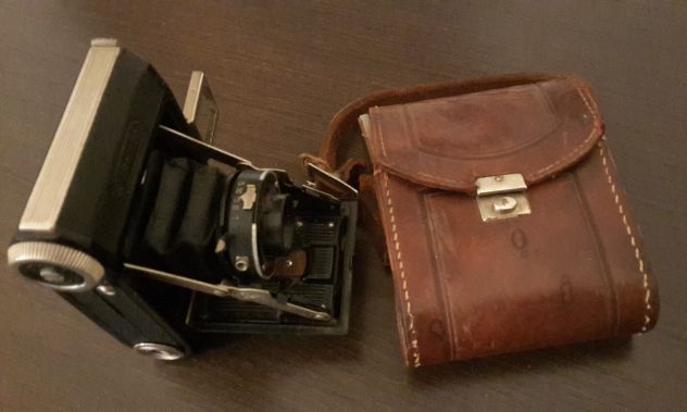 ZEISS IKON IKONTA 520-18 A SOFFIETTO CON CUSTODIA ANNI '30. - Foto 2