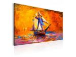 Quadro Veliero Con Un Veliero Colorato - ARREDALACASA