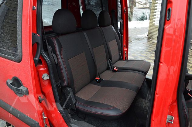 Fodere coprisedili su misura per Fiat Doblo 1 (2000-2015) - Foto 14