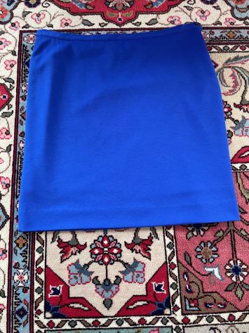 Gonna blu elettrico da donna