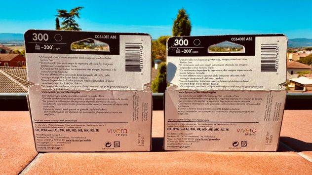 2 Cartucce HP 300 Nero Originali (CC640EE) - Sigillate - Foto 2