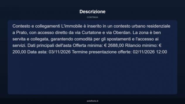 Immobile in asta di 10 m² in vendita a Prato - Foto 4