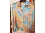 Camicia a fiore gialla
