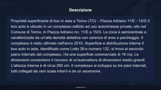 Immobile in asta di 16 m² in vendita a Torino - Foto 4