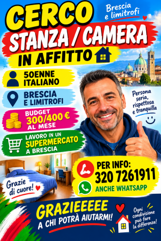 CAMERA IN AFFITTO