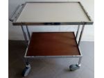 Carrello Portavivande Acciaio con piano estraibile