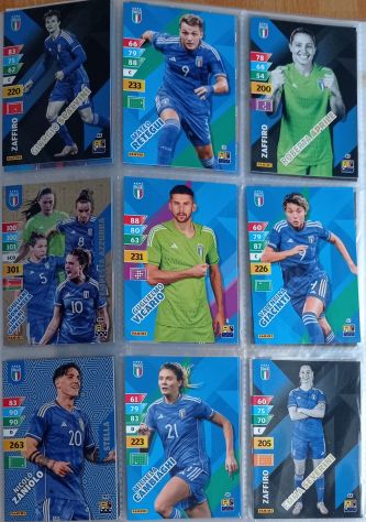 COLLEZIONE Panini Azzurri 2024 Adrenalyn XL 108 cards - Foto 2
