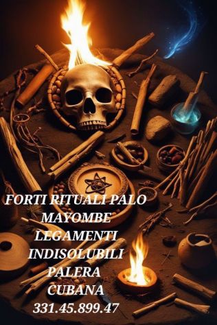 SANTERÍA CUBANA RITUALI PALO MAYOMBE LEGAMENTI SEPARAZIONI - Foto 3