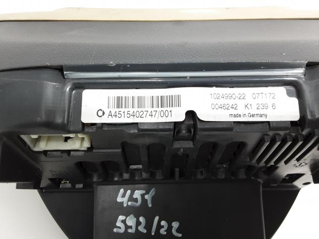 QUADRO STRUMENTI SMART Fortwo Coupé (W451) A4515402747 (0715) - Foto 4