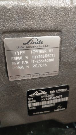 Pompa Linde HPV135R M1- HYX265J05072 - Foto 5