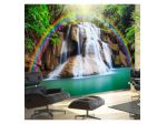 Fotomurale Adesivo Con Un Arcobaleno Sulla Cascata Arredalacasa