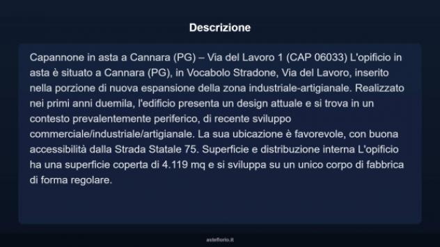 Immobile in asta di 4119 m² in vendita a Cannara - Foto 4
