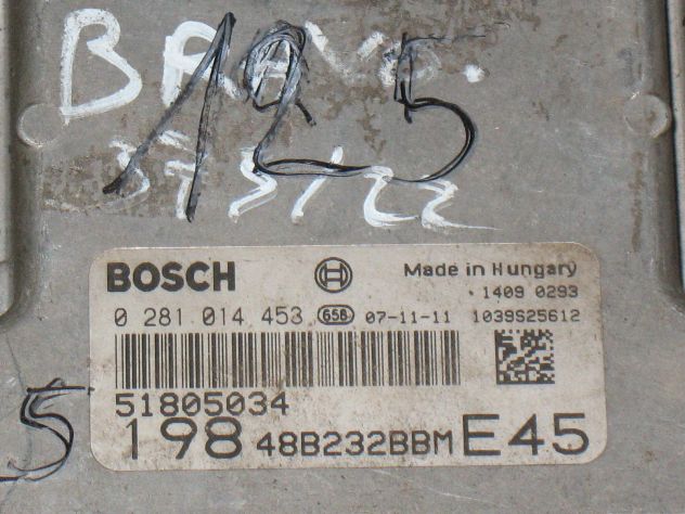 0281014453 ECU FIAT BRAVO 1.6 EDC16C39 0281014453 0 281 014 453 51805034 - Foto 2