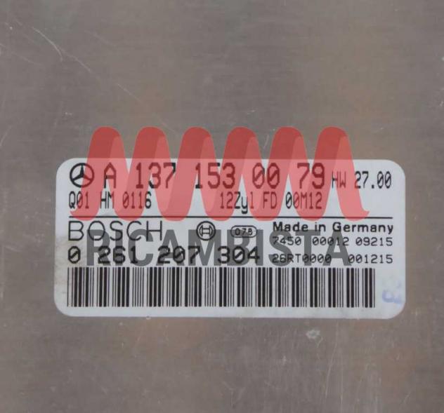 0261207304 A1371530079 Mercedes Classe S W220 centralina motore Bosch - Foto 2