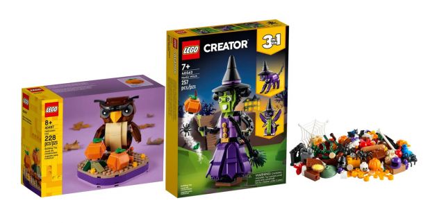 lego halloween strega civetta nuovi
