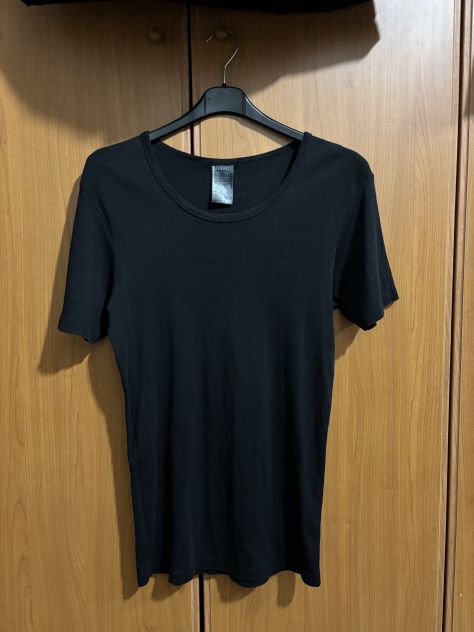 MAGLIETTA/T-SHIRT COME NUOVA DA UOMO,IN PURO COTONE,ELASTICIZZATA,MARCA LIVERGY, - Foto 3