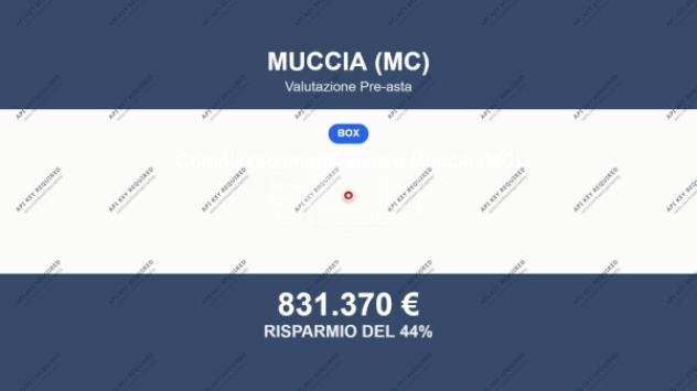 Immobile in asta di 697 m² in vendita a Muccia