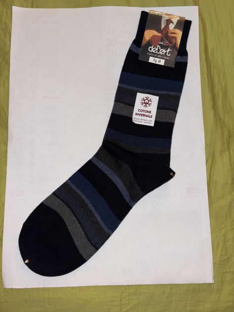 CALZE NUOVE CON CARTELLINO IN COTONE INVERNALE DA UOMO”DeBert”MADE IN ITALY - Foto 6