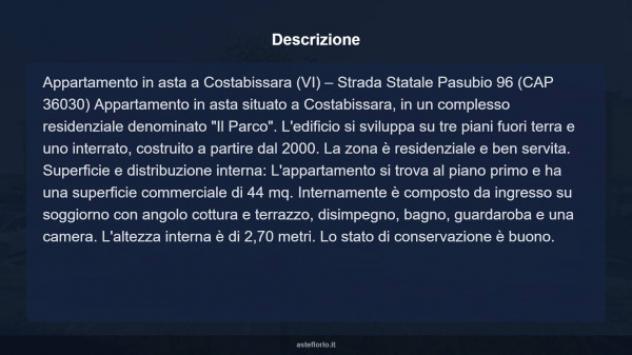 Immobile in asta di 44 m² in vendita a Costabissara - Foto 4