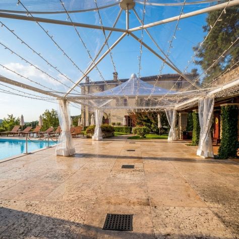 Noleggio luxury Tensostrutture Crystal e vetrate Lago di Como e Toscana Luxevent