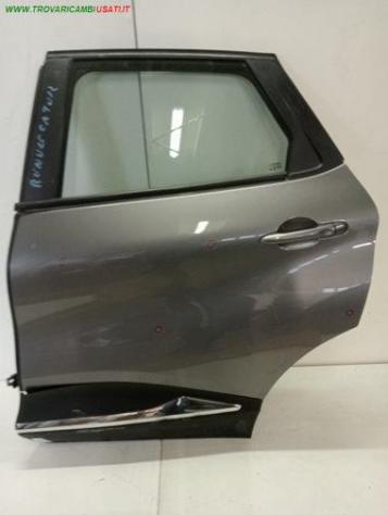 PORTA POST. SX GRIGIO MET CON AL / SE 999-U1310120 Carrozzeria  Lamierati esterni  Porte  Porta post. sx. RENAULT - CAPTUR - 2013 - 2017, RENAULT - CA