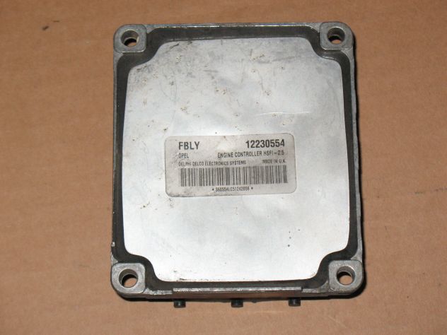 12230554 ECU CENTRALINA MOTORE OPEL ASTRA ZAFIRA FBLY HSFI-2.5 HSFI25 12230554 - Foto 3