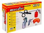 Mecafer 150096, Set Attrezzi pneumatici, 5 pz, in scatolo di cartone, Multicolor