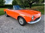 Fiat 124 Spider 1600 del 1971 Conservata arancione originale CRS