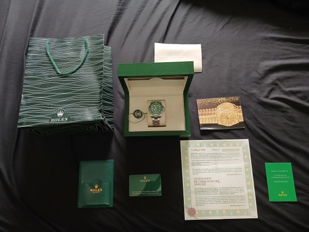 Orologio ghiera verde 300€ tratt