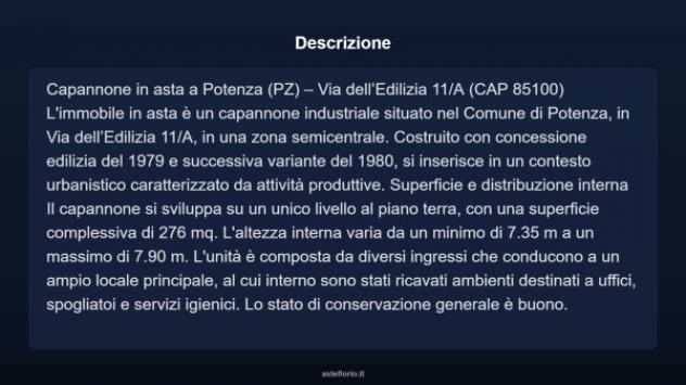 Immobile in asta di 276 m² in vendita a Potenza - Foto 4