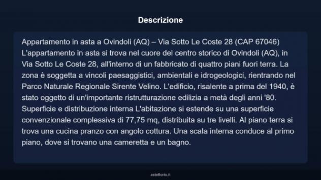 Immobile in asta di 77 m² in vendita a Ovindoli - Foto 4