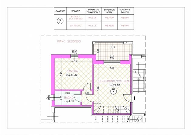 APPARTAMENTO di 4 vani e di 103 mq (GROSSETO - Grosseto) rif. CI.L22.7-13 - Foto 7