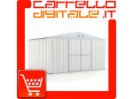 Box in Acciaio Zincato Casetta da Giardino in Lamiera 4.03 x 2.69 m x h2.15 &hellip;
