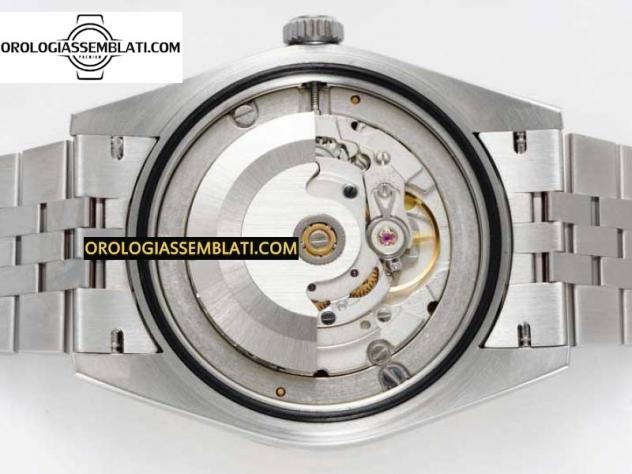 Replica Rolex Assemblata DATEJUST 41 SS 1:1 BEST EDITION ACCIAIO 904L QUADRANTE NERO SUL BRACCIALE SS JUBILEE 3235 V2 - Foto 6