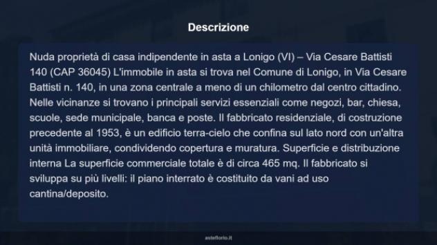 Immobile in asta di 465 m² con più di 5 locali e box auto in vendita a Lonigo - Foto 14
