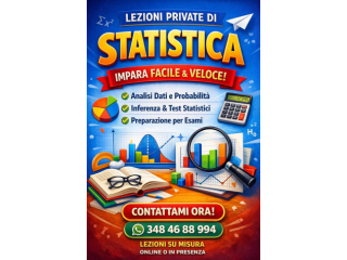 Lezioni e consulenza statistica avanzata