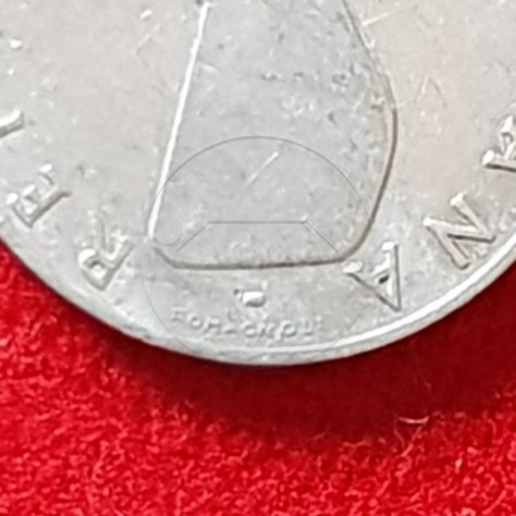 ITALIA 1954 Moneta 5 Lire SPL firma 1mm bordo - Foto 3