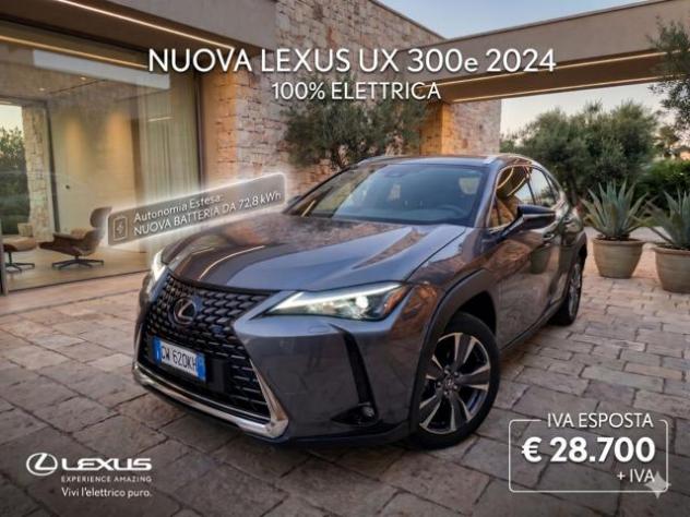 LEXUS UX Full Electric 2024 LUXURY BATTERY 72.8 KWH SISTEMI "ADAS" rif. 23892568