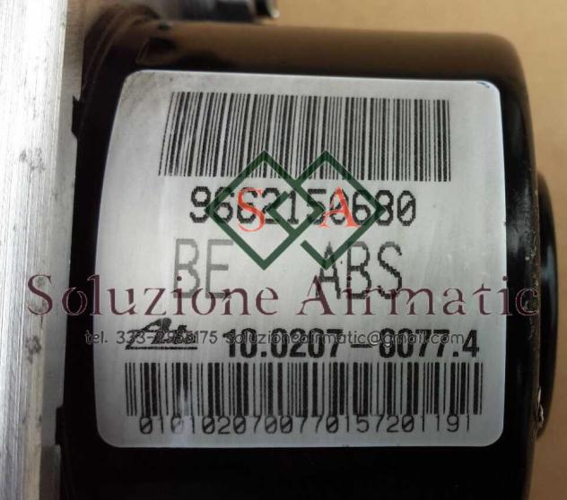 Citroen C3 centralina gruppo pompa ABS 10.0207-0077.4
