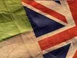 Pelle stampata bandiera Inglese e Bolivia