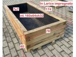 Grande fioriere in legno