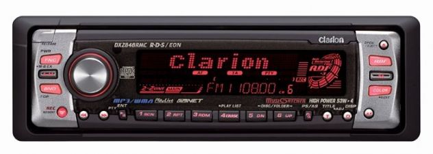 Clarion DXZ 848 RMC autoradio/lettore CD stereo 54Wx4 usata