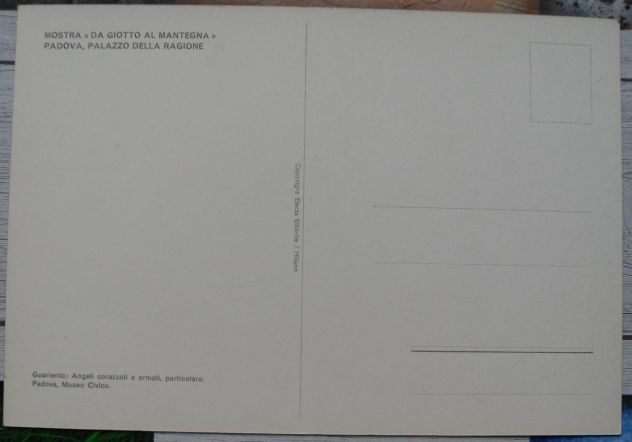 CARTOLINA GRANDE - MOSTRA DA GIOTTO AL MANTEGNA (PD) PALAZZO DELLA RAGIONE - Foto 2