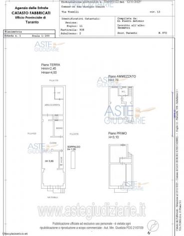 IMMOBILI-IMMOBILE RESIDENZIALE-Via Toselli 13, 74027 San Giorgio Ionico TA, Italia - Foto 2