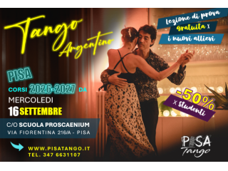 CORSI E LEZIONI TANGO ARGENTINO 2026/2027