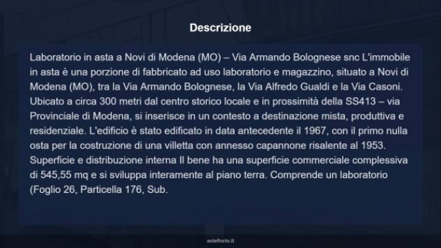 Immobile in asta di 545 m² in vendita a Novi di Modena - Foto 4
