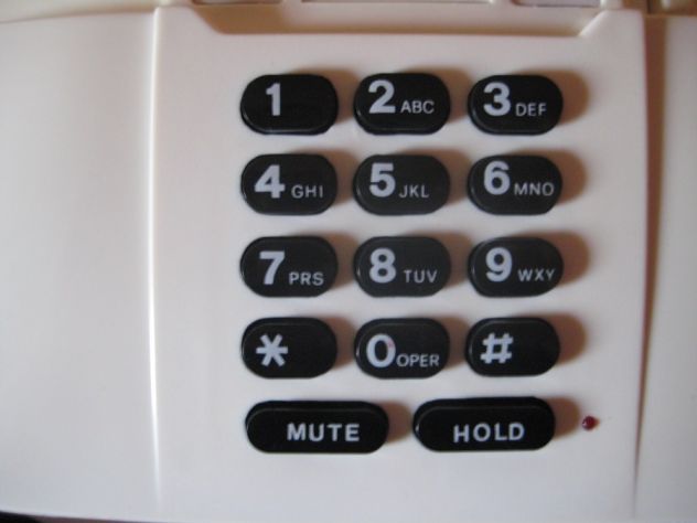TELEFONO FISSO DA TAVOLO CON TASTI GRANDI HT-8686 - Foto 3