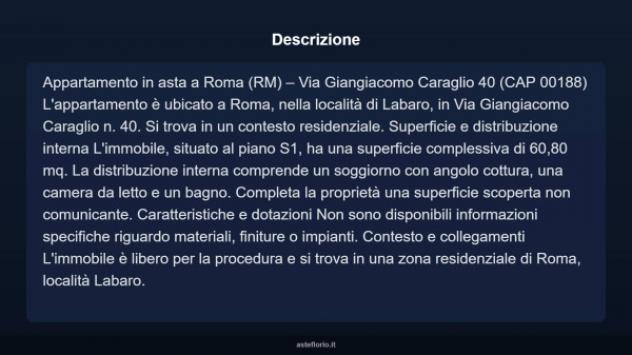 Immobile in asta di 60 m² in vendita a Roma - Foto 6